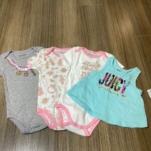Juicy Couture Baby‎ Clothing lot of 4 18M NWOT Infant Girl